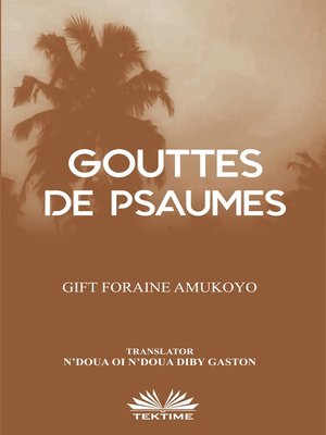 cover image of Gouttes De Psaumes